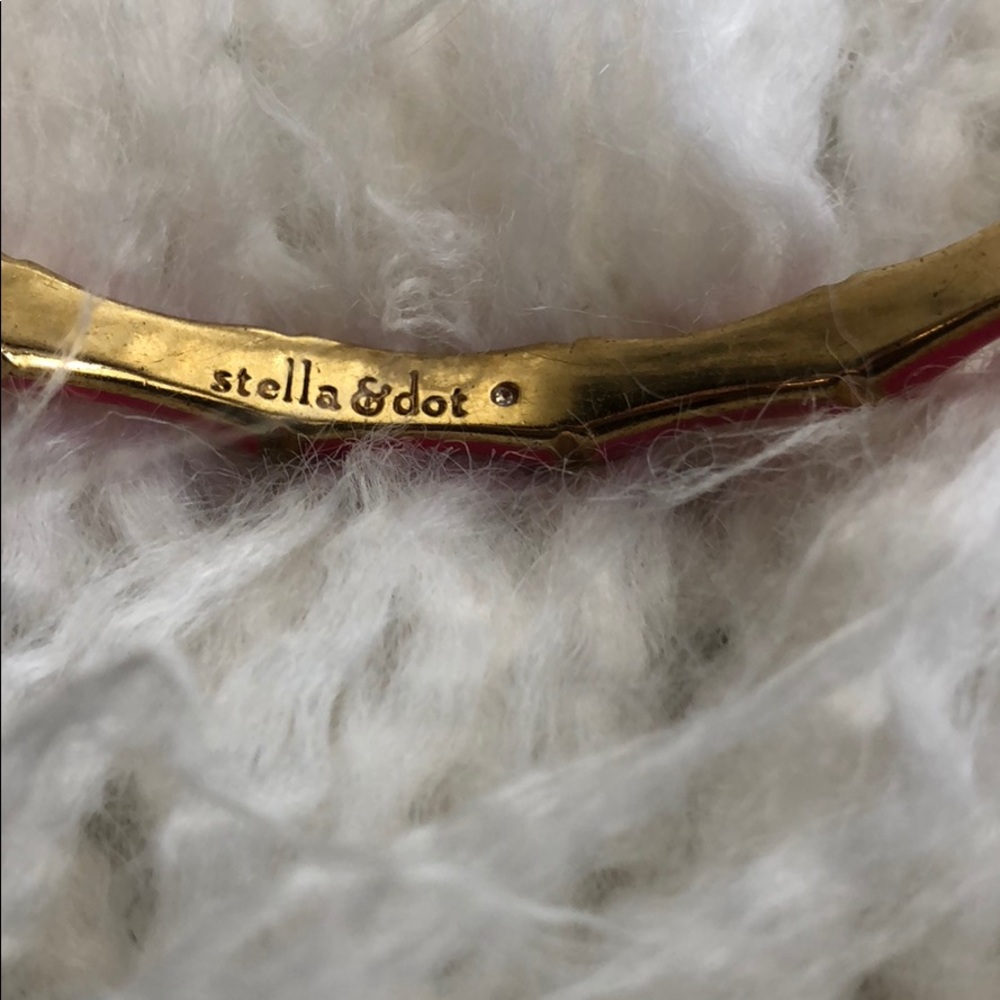 🔴SALE! Stella & Dot Bracelet Hot Pink & Gold - Picture 3 of 3